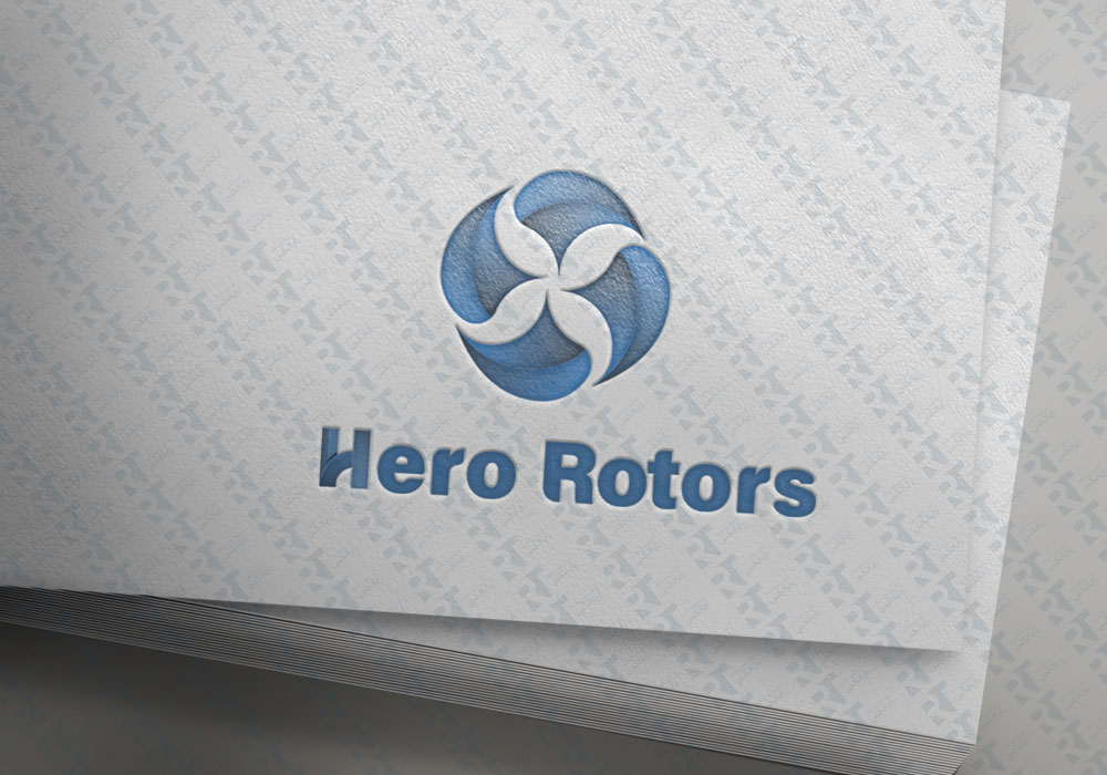 طراحی لوگو برای مجموعه Hero rotors