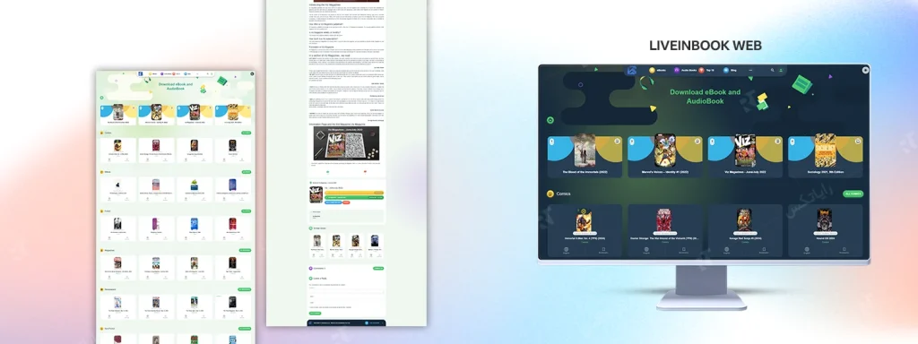 وب سایت دانلود کتاب Live in Book